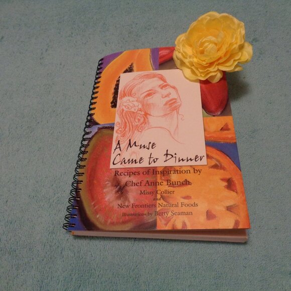 BOOK THE MUSE CAME TO DINNER COOKBOOK CHEF ANN BUNCH MISSY COLLIER - Picture 11 of 11